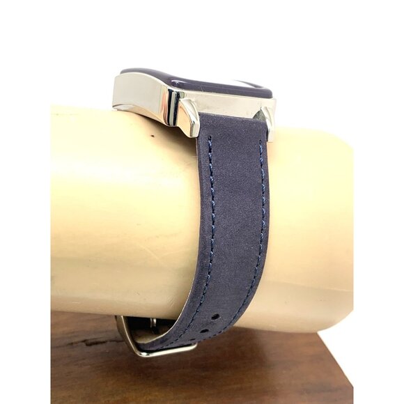 GV2 by Gevril Women's Watch 9260 Swiss Quartz Mother of Pearl Dial Blue Leather - Picture 11 of 13